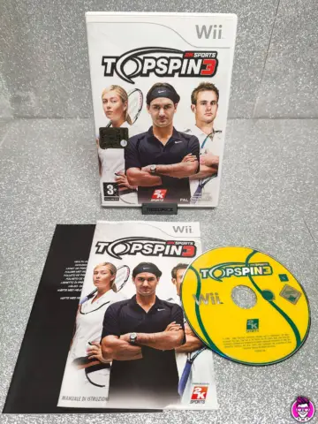 Reperto originale Top Spin 3 - Nintendo Wii - PAL - Condizioni USATO TESTATO 100% CIB