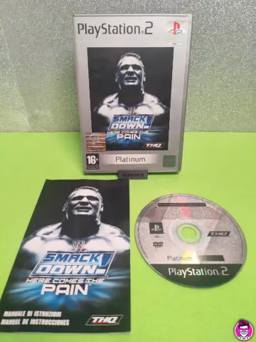 Reperto originale Smake Down Here Comes The Pain - Platinum - PlayStation 2 PS2 - PAL ITA - Condizioni USATO TESTATO 100% CIB