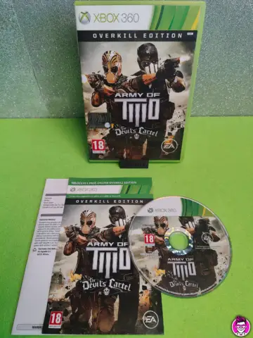 Reperto originale Army of Tilio The Devil's Cartel Overkill Edition - Xbox 360 - PAL ITA - Condizioni USATO TESTATO 100% CIB