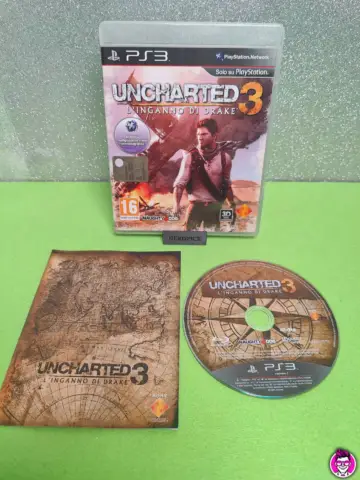 Reperto originale Uncharted 3 l'Inganno di Drake - PlayStation 3 PS3 - ITA - Condizioni USATO TESTATO 100% CIB