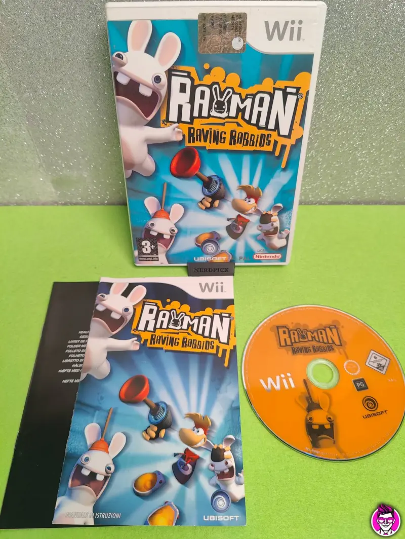 Rayman Raving Rabbits - Nintendo Wii - PAL - Vista 1