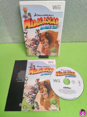 Reperto originale Madagascar Kartz - Nintendo Wii - PAL - Condizioni USATO TESTATO 100% CIB
