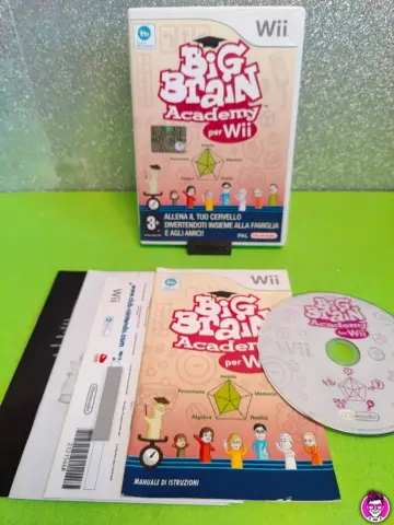 Reperto originale Big Brain Academy - Nintendo Wii - PAL - Condizioni USATO TESTATO 100% CIB