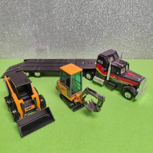 Set mezzi movimento terra e Camion - Joal JCB 801, MF 516, MACK - 1:32/1:35/1:50