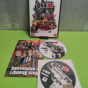 GTA 3 Grand Theft Auto III - CD PC Rockstar Games - Completo