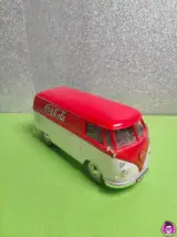 Miniatura 1 per Solido vs Volkswagen Combi 1966 1/19 Coca Cola - Vintage Model Car Auto Modellino