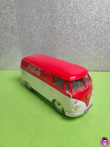 Reperto originale Solido vs Volkswagen Combi 1966 1/19 Coca Cola - Vintage Model Car Auto Modellino (1966) - Condizioni USATO CIB