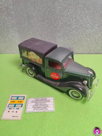 Reperto originale Solido 1/18 Solido Ford V8 1934 Cocacola - Vintage Model Car Auto Modellino - Condizioni USATO CIB
