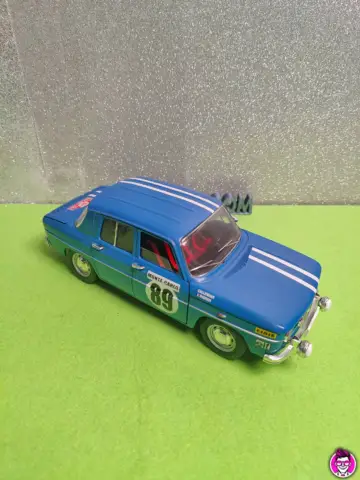 Reperto originale Solido 1/18 Renault 8 Rally MonteCarlo - Vintage Model Car Auto Modellino - Condizioni USATO CIB