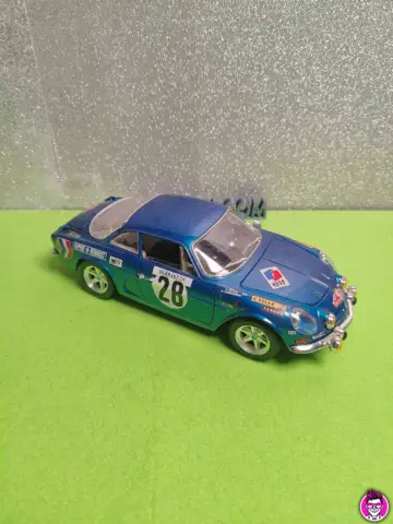 Reperto originale Bburago Alpine A110 - Vintage Model Car Auto Modellino - Condizioni USATO CIB