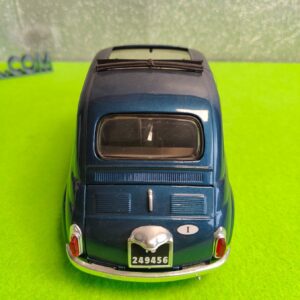 Miniatura 7 per Solido Fiat 500 Blu 1/18 Targa Stradale - Vintage Model Car Auto Modellino
