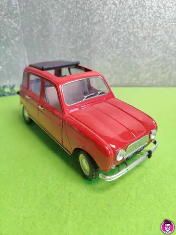 Reperto originale Solido 1/18 Renault 1967 RL92 - Rara - Vintage Model Car Auto Modellino (1967) - Condizioni USATO CIB