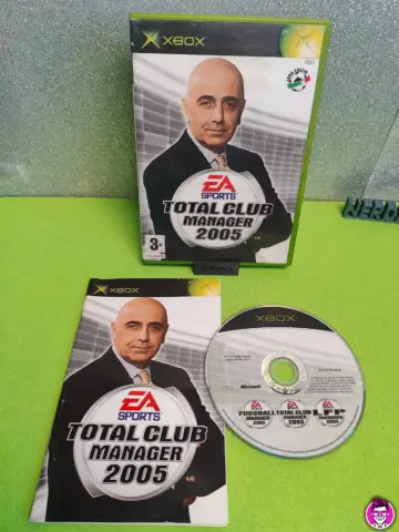 Reperto originale Total Club Manager 2005 - Xbox Classic - PAL ITA (2005) - Condizioni USATO TESTATO 100% CIB