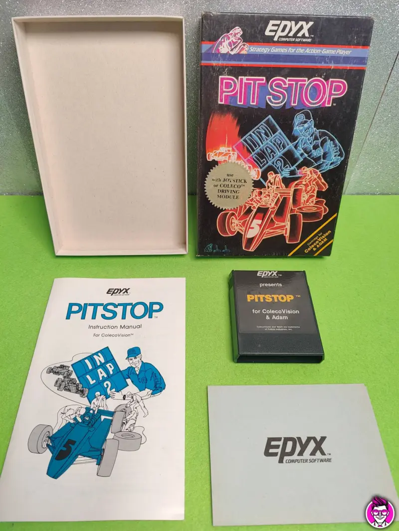 Colecovision - Pit Stop - Vista 1