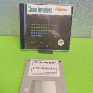 Clone Invaders - Cronodata - Floppy Disk PC