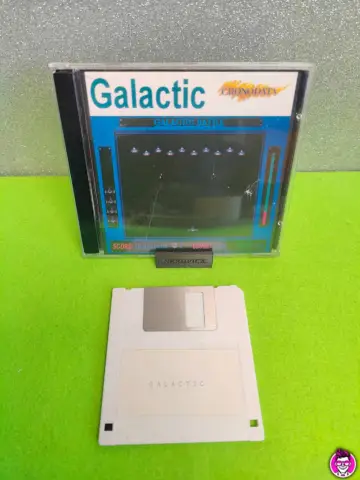 Reperto originale Galactic - Cronodata - Floppy Disk PC - Condizioni USATO CIB
