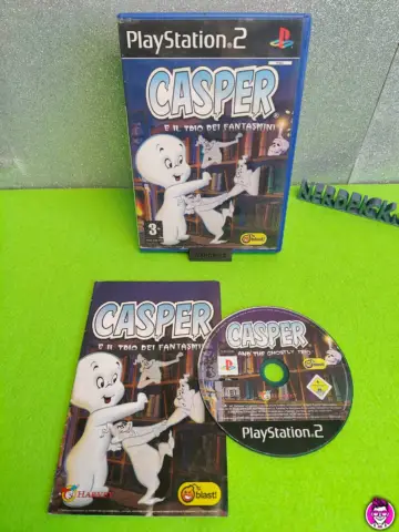 Reperto originale Casper e il Trio dei Fantasmini - PlayStation 2 PS2 - PAL ITA - Condizioni USATO TESTATO 100% CIB