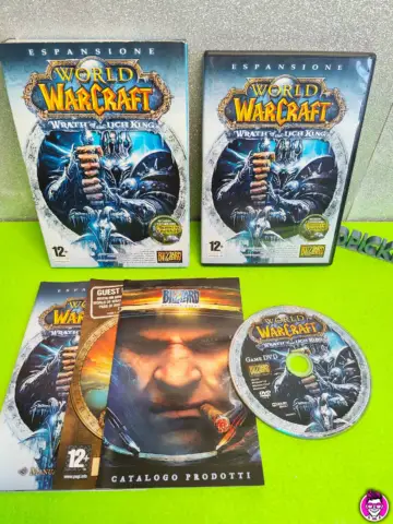 Reperto originale World of Warcraft Wrath of the Lich King - PC - CD - Condizioni USATO CIB