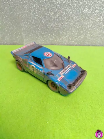 Reperto originale Polistil Lancia Stratos S71 1:25 - Vintage Model Car Auto Modellino - Condizioni USATO CIB