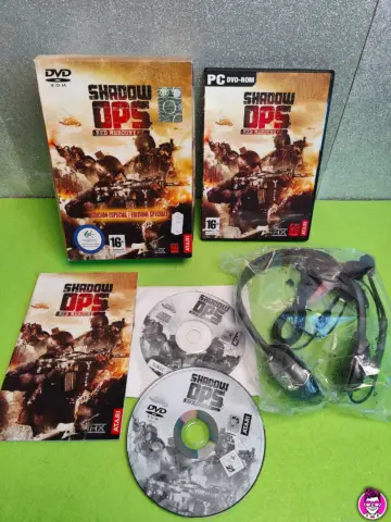 Reperto originale Shadow Ops Red Mercury - Cartonato con Cuffie - PC - CD - Condizioni USATO CIB