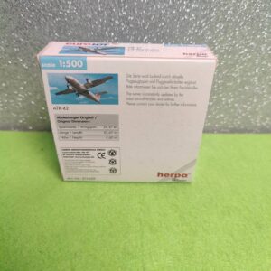 Miniatura 2 per Herpa Wings 1:500 ATR-42 EuroLot - Model Plane Aereo Modellino #2