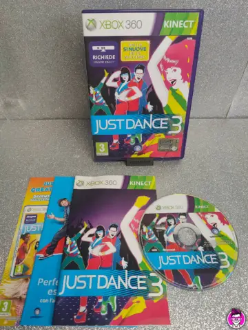 Reperto originale Just Dance 3 - Xbox 360 - PAL ITA - Condizioni USATO TESTATO 100% CIB
