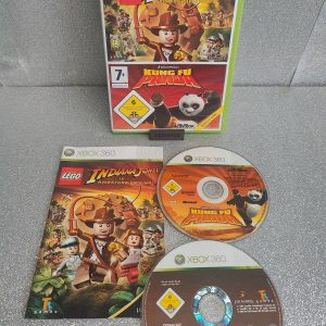 Lego Indiana Jones e Kung Fu Panda - Xbox 360 - Pal ITA
