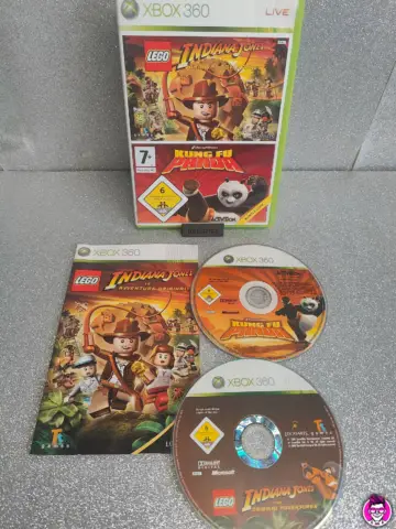Reperto originale LEGO Indiana Jones e Kung Fu Panda - Xbox 360 - PAL ITA - Condizioni USATO TESTATO 100% CIB