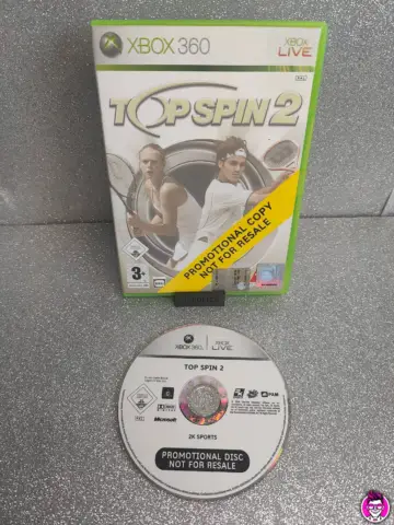 Reperto originale Top Spin 2 Copia Promozionale - Xbox 360 - PAL ITA - Condizioni USATO TESTATO 100% CIB