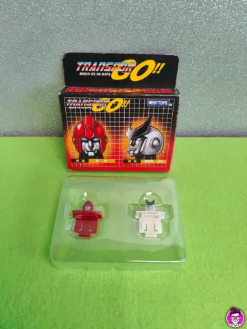 Reperto originale BTS Toys - Transfor Go!! Enco 05 06 Kits The Brain Action Figure - Condizioni USATO CIB