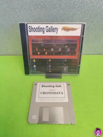 Reperto originale Shooting Gallery - Cronodata - Floppy Disk PC - Condizioni USATO CIB