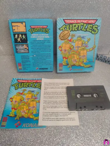 Reperto originale Turtles Teenage Mutant Hero - Commodore 64 128 - cm 64 128 - Condizioni USATO CIB