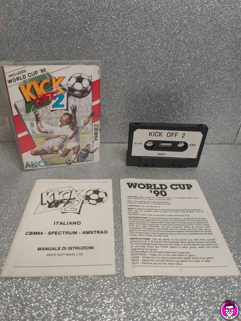 Kick Off 2 - Commodore 64 128 - C64 128 - Vista 1