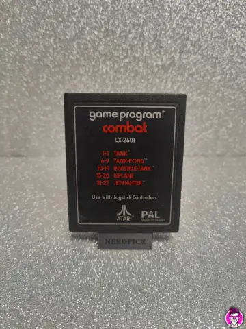 Reperto originale Game Program Combat - Atari 2600 (1983) - Condizioni USATO — LOOSE CIB