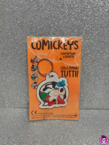 Reperto originale Disney - Comickeys Pippo Keychain - Portachiavi Panini Disney - Condizioni NUOVO / SIGILLATO CIB