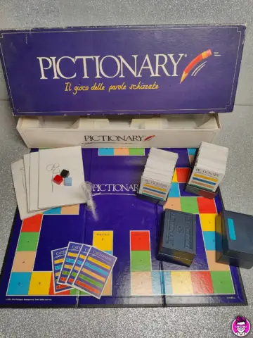 Reperto originale Pictionary Il gioco delle parole schizzate - Parker Brothers Completo - Condizioni USATO CIB
