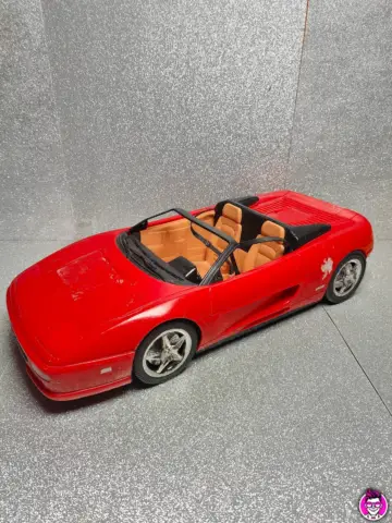 Reperto originale Barbie Ferrari F355 Spider - Modellino Car Mattel 2000 (2000) - Condizioni USATO CIB