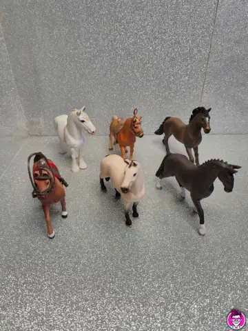 Reperto originale Set Cavalli 6 pz - Modellino Schleich 2016 (2016) - Condizioni USATO — LOOSE CIB