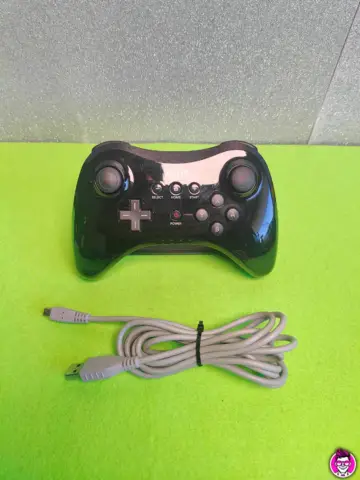 Reperto originale Controller Nero Originale - Nintendo Wii U Gamepad Joystick - Condizioni USATO TESTATO 100% CIB