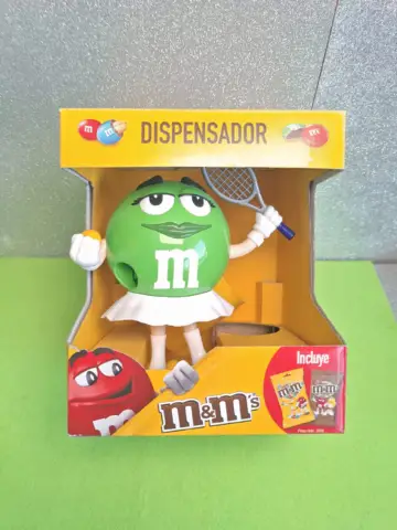 Reperto originale Dispenser Caramelle Vintage Tennis - M&M's Mm's (2016) - Condizioni NUOVO / SIGILLATO CIB
