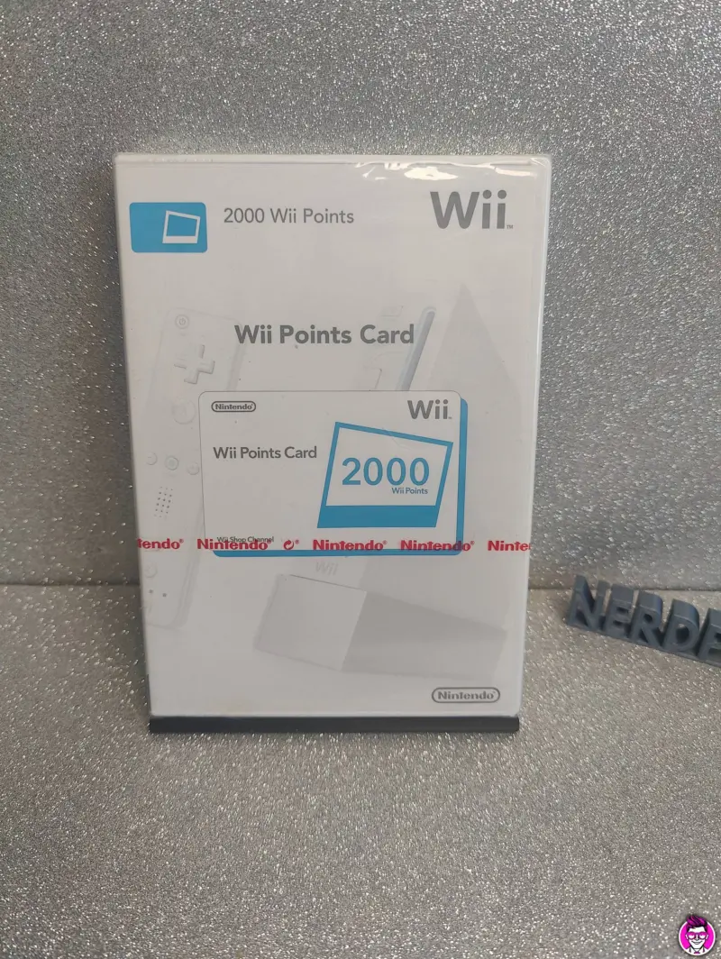 Wii Points Card 2000 Sigillato - Nintendo Wii - PAL - Vista 1