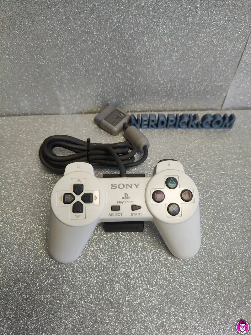 Controller Bianco Originale - PS1 PsOne Gamepad Joystick - Vista 1