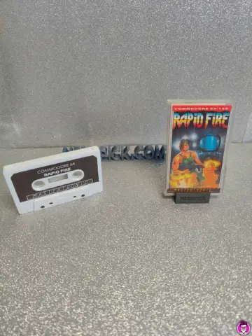 Reperto originale Rapid Fire - Commodore 64 128 - cm 64 cm 128 - Condizioni USATO CIB