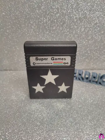 Reperto originale Super Games - Commodore 64 - cm 64 - Condizioni USATO CIB